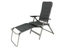 Eurotrail Voetenbank Jura Gepolsterd Textil Antraciet