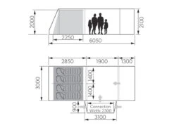 Dometic Rarotonga Drive Away FTT 401 TC RH Camper-bus Tent -KampeerKoning Verkoop 15 4 dometic rarotonga drive away ftt 401 tc rh camper bus tent afmeting 9120002159