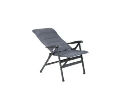 Crespo Kampeer Standen Stoel AP-238 Xl Air-deluxe Grijs Kleur 86 -KampeerKoning Verkoop 17 5 crespo kampeerstoel ap 238 xl air de luxe kleur 86 grijs