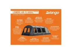Vango Opblaasbare Tent Lismore Air Tc 600 Xl Package -KampeerKoning Verkoop 18 3 vango opblaasbare tent lismore air tc 600 xl package eigenschappen buitenzijde tetlisatc000002