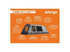 Vango Opblaasbare Tent Lismore Air Tc 450 Package -KampeerKoning Verkoop 19 3 vango opblaasbare tent lismore air tc 450 package eigenschappen buitenkant tetlisatc000001