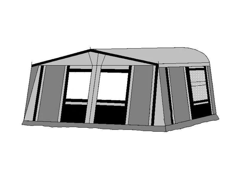 Te Velde Voortent De Wenne 240 Cm Antraciet 4 Te Velde Voortent De Wenne 240 Cm Antraciet - Afbeelding 2