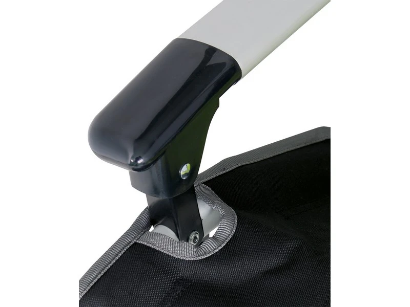 Eurotrail Vouwstoel Lyon Alu Zwart-Grijs 5 Eurotrail Vouwstoel Lyon Alu Zwart-Grijs - Afbeelding 3