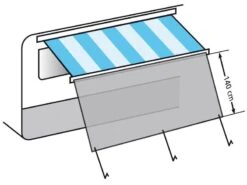 Eurotrail Sunblocker 400 X 140 Cm -KampeerKoning Verkoop 25 3 eurotrail sunblocker 400 x 140 cm etct0025