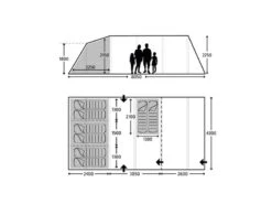 Kampa Opblaasbare Tent Studland 8 Air -KampeerKoning Verkoop 27 1 kampa opblaasbare tent studland 8 air 9120002016