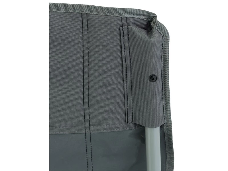 Eurotrail Vouwstoel Bolzano Grijs-Zwart 5 Eurotrail Vouwstoel Bolzano Grijs-Zwart - Afbeelding 3