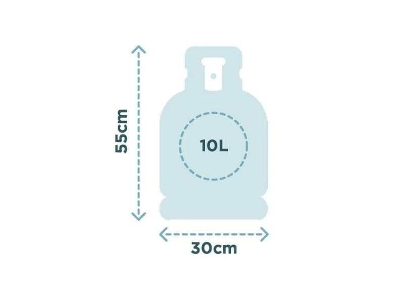 Benegas Comfort Steel Lichtgewicht Stalen Gasfles 9,5 Kilogram Nieuw 4 Benegas Comfort Steel Lichtgewicht Stalen Gasfles 9,5 Kilogram Nieuw - Afbeelding 2