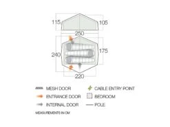Nieuwe uitgaven -KampeerKoning Verkoop 3 1 vango experience tent nevis 300 afmeting