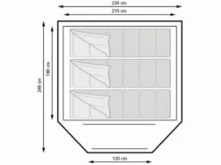 Eurotrail Pop-up Tent Spring 3 -KampeerKoning Verkoop 3 3 eurotrail pop up tent spring 3 ette0454 6301