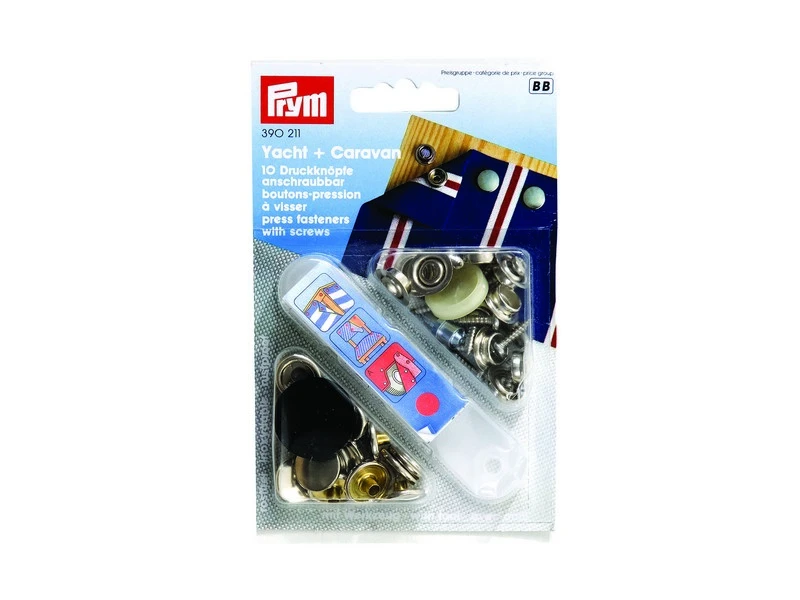Prym Voortentdrukkers Drukknopen Parkerschroeven 2 Prym Voortentdrukkers Drukknopen Parkerschroeven