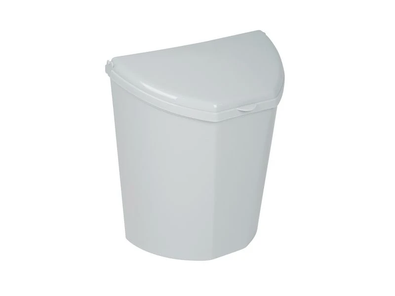Bo-Camp Afvalbak Compact 6 Liter Grijs 3 Bo-Camp Afvalbak Compact 6 Liter Grijs