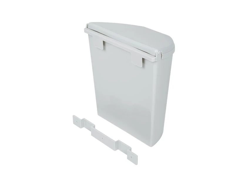 Bo-Camp Afvalbak Compact 6 Liter Grijs 5 Bo-Camp Afvalbak Compact 6 Liter Grijs - Afbeelding 3