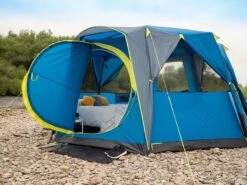 Coleman Familie Tent Octagon Blue-lime -KampeerKoning Verkoop 64 4 coleman familie tent octagon blue lime 2000035750