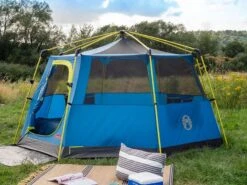 Coleman Familie Tent Octago Blue-lime -KampeerKoning Verkoop 65 5 coleman familie tent octago blue lime 2000035194