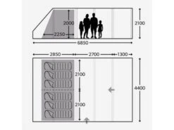 Dometic Opblaasbare Familie Tent Ftt Rarotonga 601 -KampeerKoning Verkoop 8 2 dometic opblaasbare familie tent ftt rarotonga 601 9120001466