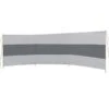 Bo-Camp LeevZ Windscherm Willow 3 Vaks - 5x1,4 Meter -KampeerKoning Verkoop bo camp windscherm polyester populair stabiel 4367651