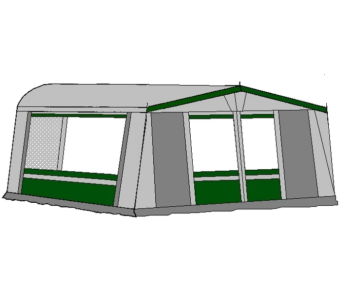 Te Velde Voortent De Vaart Lux 310 Cm. Groen 3 Te Velde Voortent De Vaart Lux 310 Cm. Groen